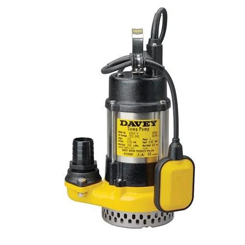 Davey D Series Submersible Sump Pump - Dewatering & Drainage - Stainless Steel by Filtration Station NZ