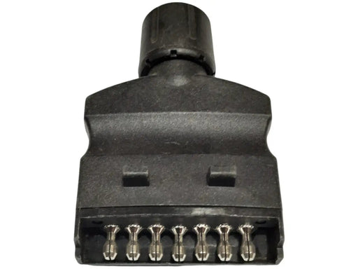 7 Pin Flat Male Plug - Screw End Premium
