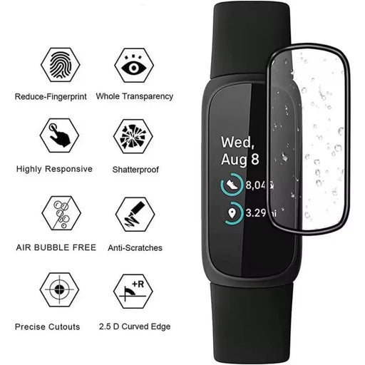 That Watch Shop Watch Screen Protector Screen Protectors for Fitbit Inspire 3 (Black) (Pack of 4) Screen Protectors for Fitbit Inspire 3 (Black) (Pack of 4)