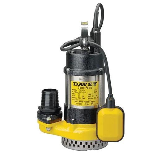 Davey D Series Submersible Sump Pump - Dewatering & Drainage - Stainless Steel by Filtration Station NZ