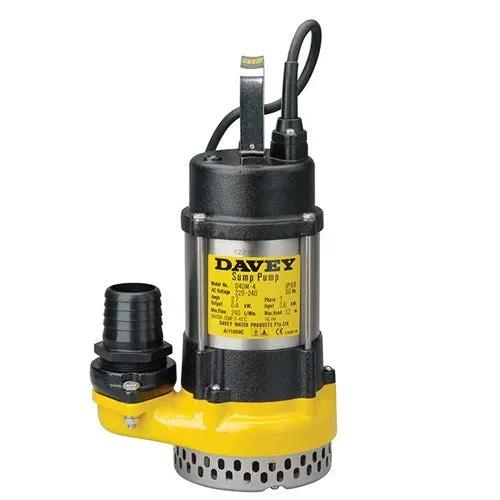 Davey D Series Submersible Sump Pump - Dewatering & Drainage - Stainless Steel by Filtration Station NZ