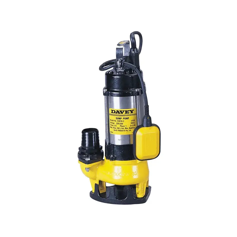 Davey D-VA Series Vortex Sump Pump - Grey Water & Solids - Stainless Steel by Filtration Station NZ