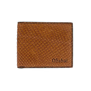 Fish Leather Bifold Wallet by Ofishal