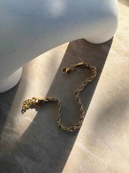 Kōura Here Gold Bracelet by Tahana Jewellery