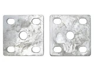 U-Bolt & Axle Plate - Galvanised - Pair by Trojan