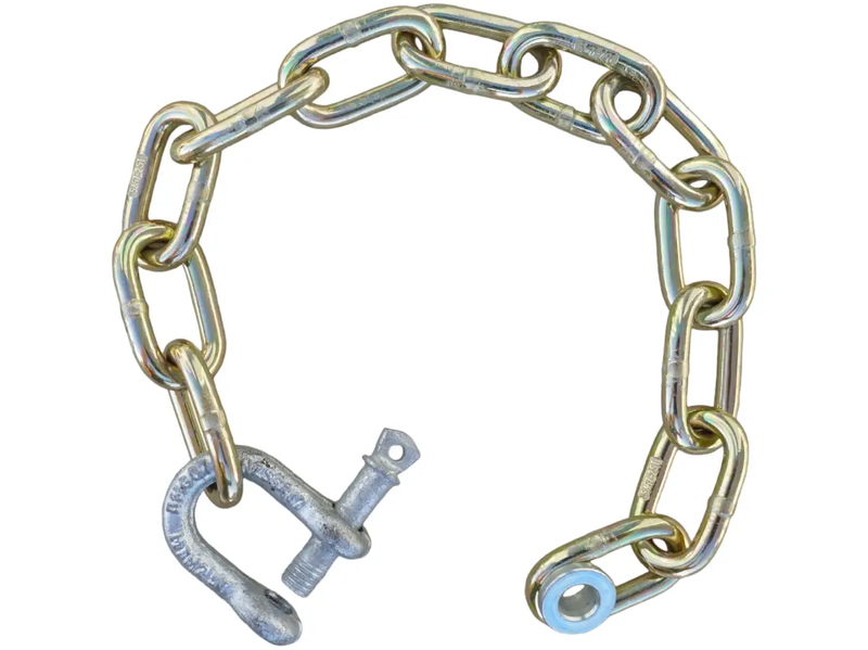 12-Link 8mm Safety Chain - Washer and Shackle