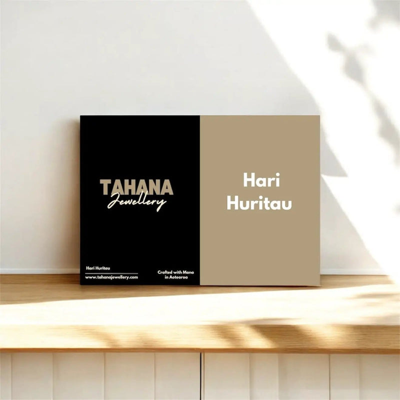Hari Huritau Card by Tahana Jewellery