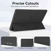 Silicone Cover for Samsung Galaxy Tab A8 10.5” (2021) - X200/X205 (Black) by 9eight5
