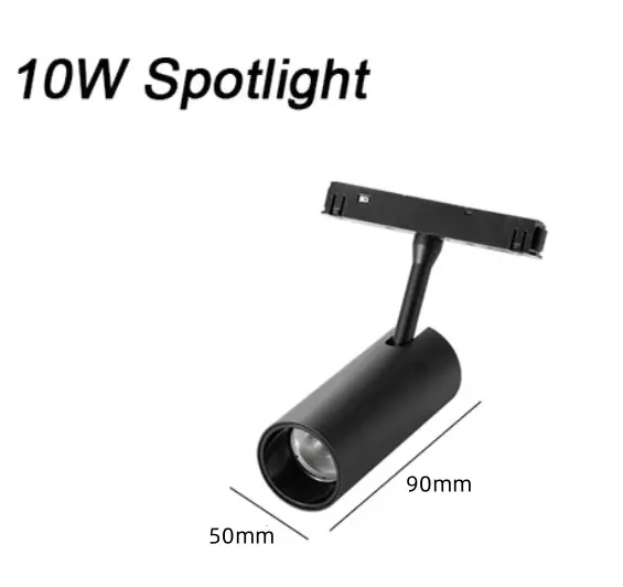 LED 10W Spot Light Magnetic Track Light Warm White by salelink.co.nz