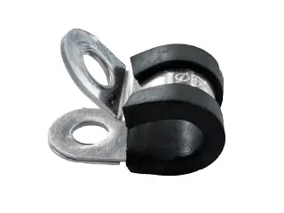 Insulated P-Clip - 8mm Diameter - M6 1/4