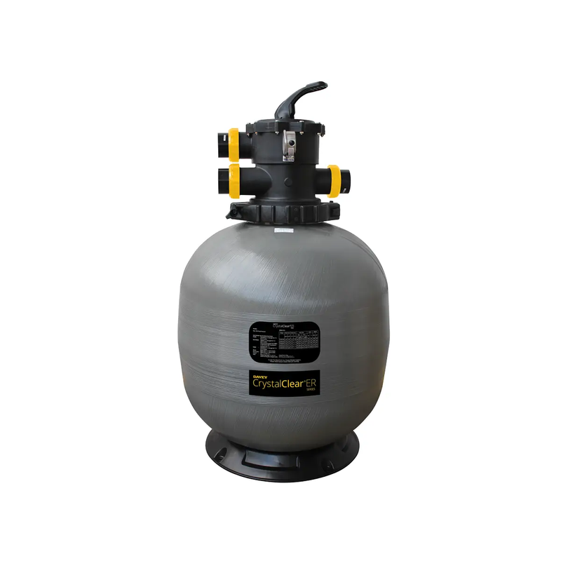 Davey Crystal Clear ER Fibreglass Media Filter - 10 Year Tank Warranty - Glass Media Options by Filtration Station NZ