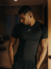 Compression T-shirt Black by Fuaark Nz