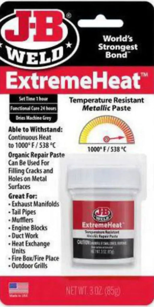 JB Weld ExtremeHeat Paste 85.2g - 37901 by Racing Pro NZ Ltd