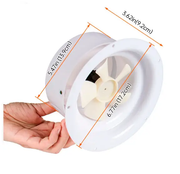 RV Solar Ventilation Fan Solar Powered Ceiling Vent with Fan by salelink.co.nz