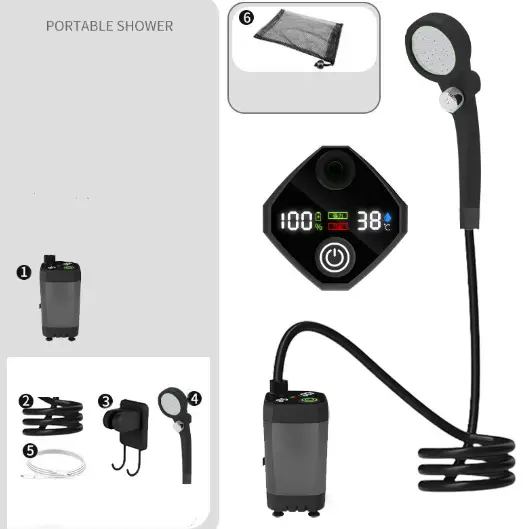 Electric Shower Pump with Shower Head by salelink.co.nz
