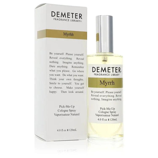 Demeter Myrhh Cologne Spray (Unisex) by Demeter 120 ml by Brands HD