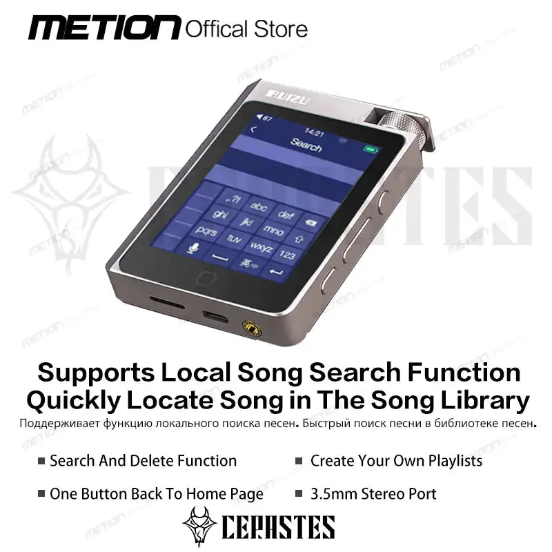 HiFi Lossless MP3 Player with Bluetooth 5.0 - 2.8" Screen, 16GB Storage, 14-Hour Battery | Portable Walkman by Mead's Supply & Equipment Outfitters limited
