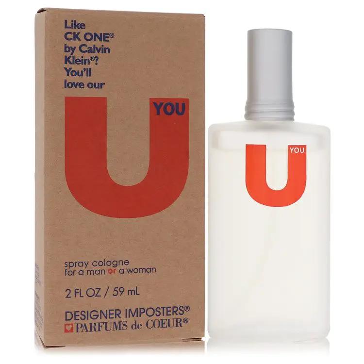 Designer Imposters U You Cologne Spray (Unisex) by Parfums De Coeur 60 ml by Brands HD