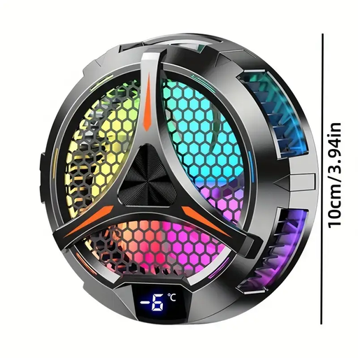 Tablet Radiator Tablet Cooler RGB Lighting 10cm Magnetic by salelink.co.nz