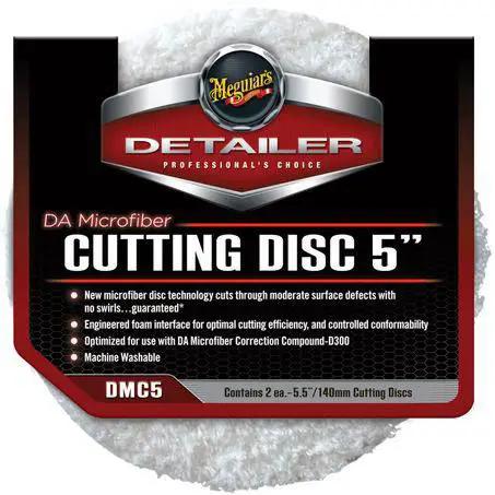 DMC5 - Meguiar's DA 5in 125mm Microfibre Cutting Pads - 2 Pk by Racing Pro NZ Ltd