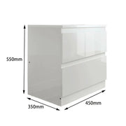 'Monaco' Bedroom Set (Bedside Table*2 + Chest of 3 Drawers) by sue-e furniture