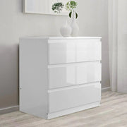 'Monaco' White chest of 3 drawers by sue-e furniture