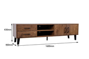 'Hagen' Walnut Color Entertainment Unit by sue-e furniture