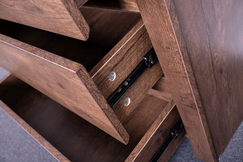 'Byron' Dark Oak Tall Boy by sue-e furniture