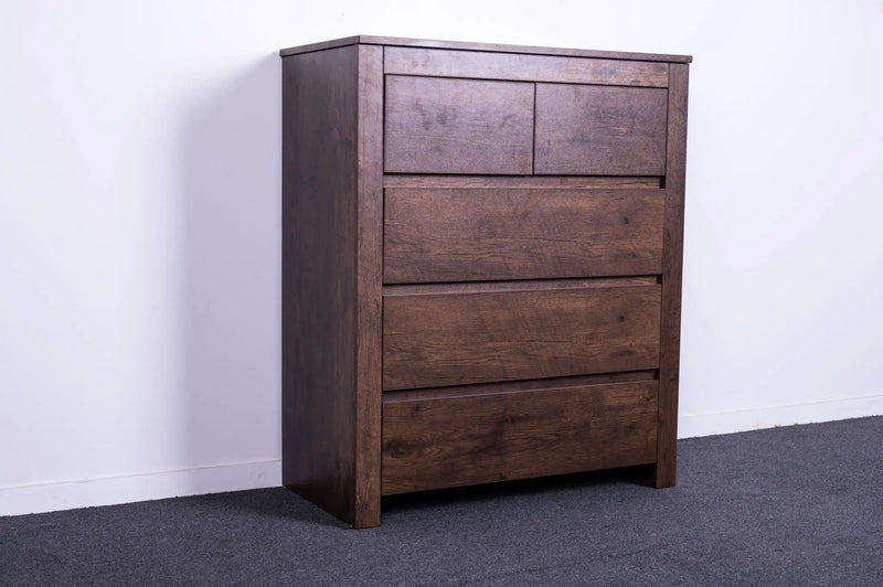 'Byron' Dark Oak Tall Boy by sue-e furniture
