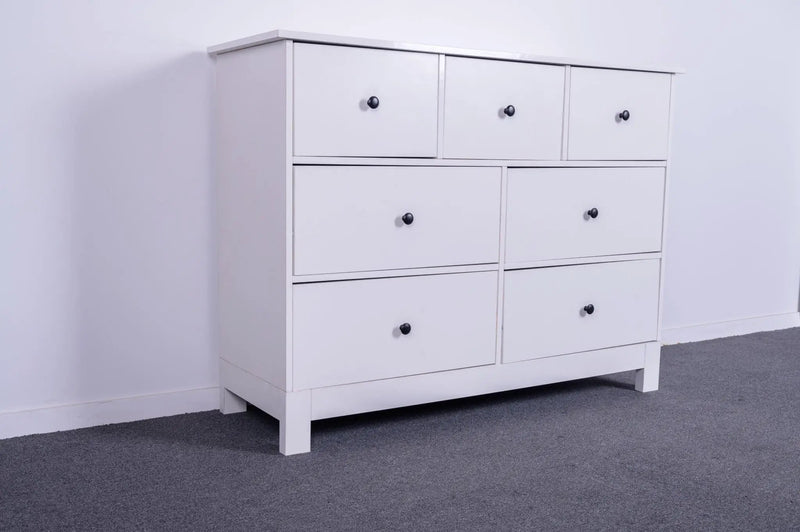 'Pamela' Chest of 7 White Drawers by sue-e furniture