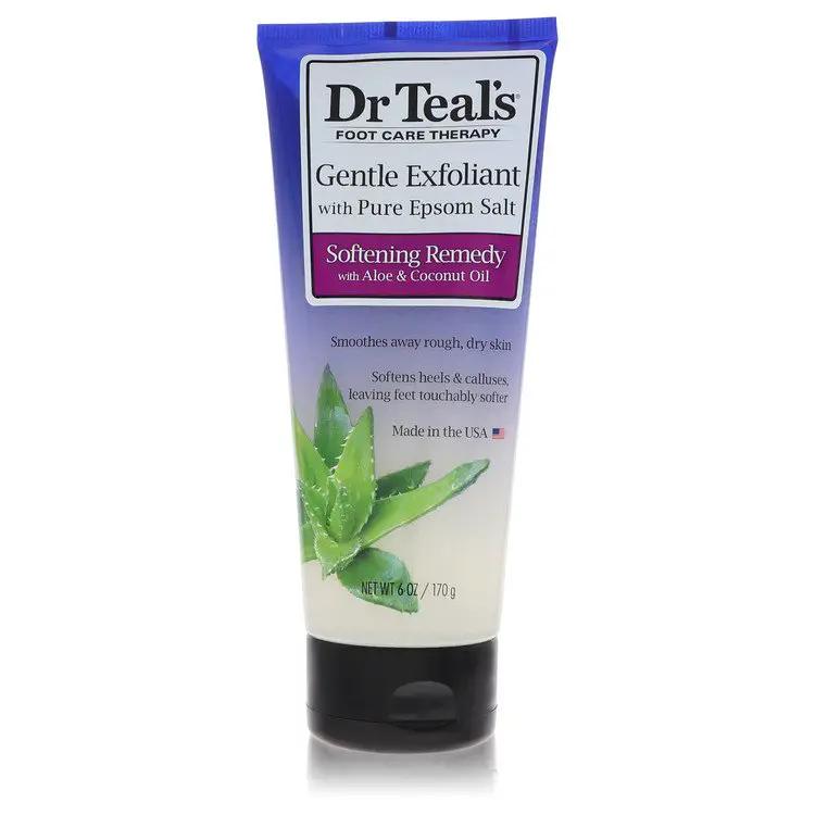 Dr Teals Gentle Exfoliant With Pure Epson Salt Gentle Exfoliant with Pure Epsom Salt Softening Remedy with Aloe & Coconut Oil (Unisex) by Dr Teals 177 ml by Brands HD
