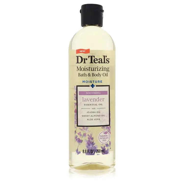 Dr Teals Bath Oil Sooth & Sleep With Lavender Pure Epsom Salt Body Oil Sooth & Sleep with Lavender by Dr Teals 260 ml by Brands HD