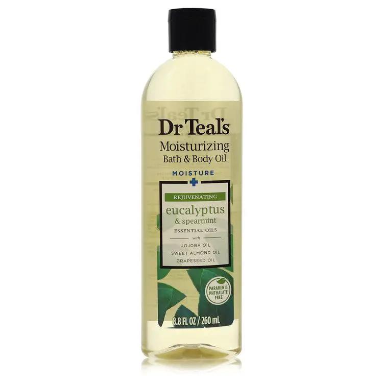 Dr Teals Bath Additive Eucalyptus Oil Pure Epson Salt Body Oil Relax & Relief with Eucalyptus & Spearmint by Dr Teals 260 ml by Brands HD