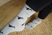 Barekind NZ Socks Save the Orca Small Motif Socks Save the Orca Small Motif Socks