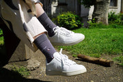 Save the Puffin Small Motif Bamboo Socks by Barekind NZ