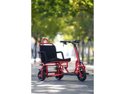 Foldable 3 wheel electric scooter mobility scooter Red by Kiwi Grab