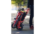 Foldable 3 wheel electric scooter mobility scooter Red by Kiwi Grab