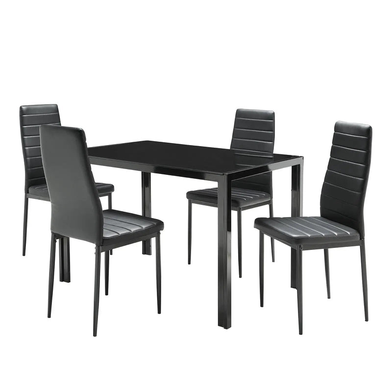 'Classic' Temper Glass Dining table 1.2M by sue-e furniture