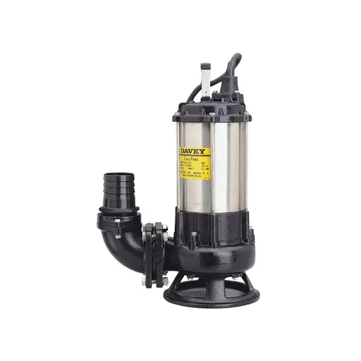 Davey Sewage Cutter Pump - Submersible Waste Water Pump - Handles Stringy Solids by Filtration Station NZ