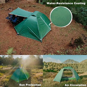Ultralight 2-Person Waterproof Camping Tent - Double Layer Backpacking Tent with Vestibules by Mead's Supply & Equipment Outfitters limited
