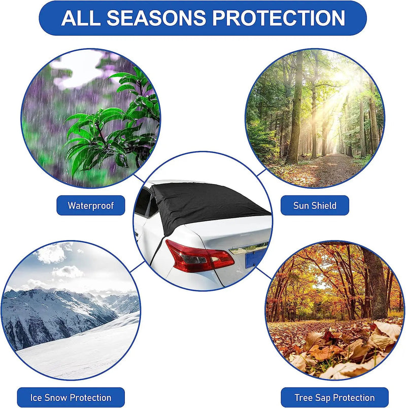 Rubber Car Rear Windshield Snow Ice Cover by salelink.co.nz