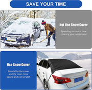 Rubber Car Rear Windshield Snow Ice Cover by salelink.co.nz