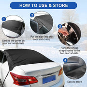 Rubber Car Rear Windshield Snow Ice Cover by salelink.co.nz