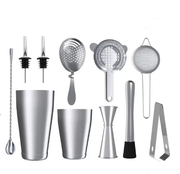 11PCS Cocktail Shaker Bar Set by salelink.co.nz