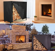 122x61x107cm Firewood Rack Cover by salelink.co.nz