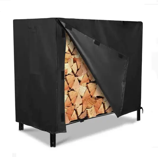 122x61x107cm Firewood Rack Cover by salelink.co.nz