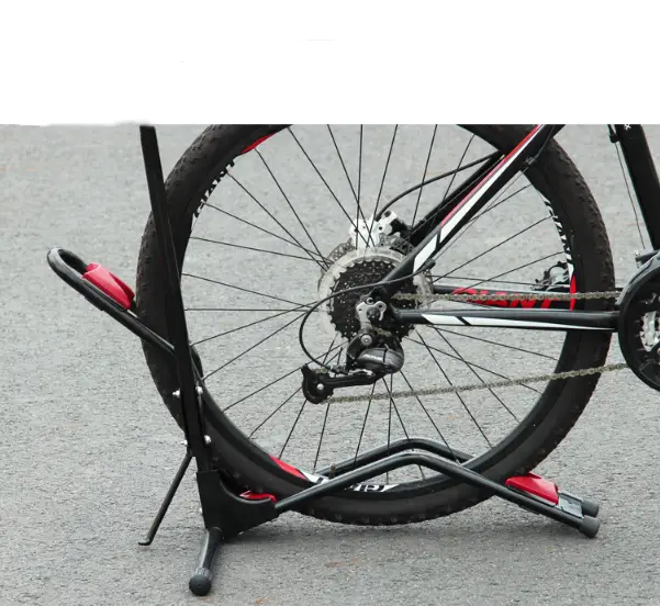 Vertical & Horizontal Bicycle Bike Floor Rack Stand Bicycle Stand by salelink.co.nz