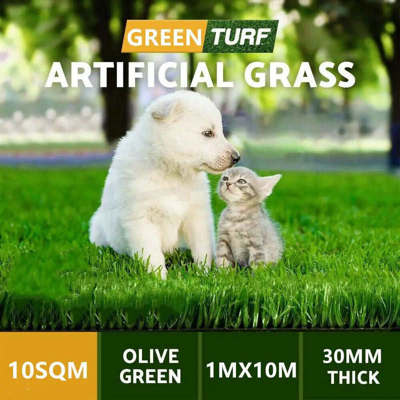 1x10M Artificial Grass 30MM 10M2 by salelink.co.nz