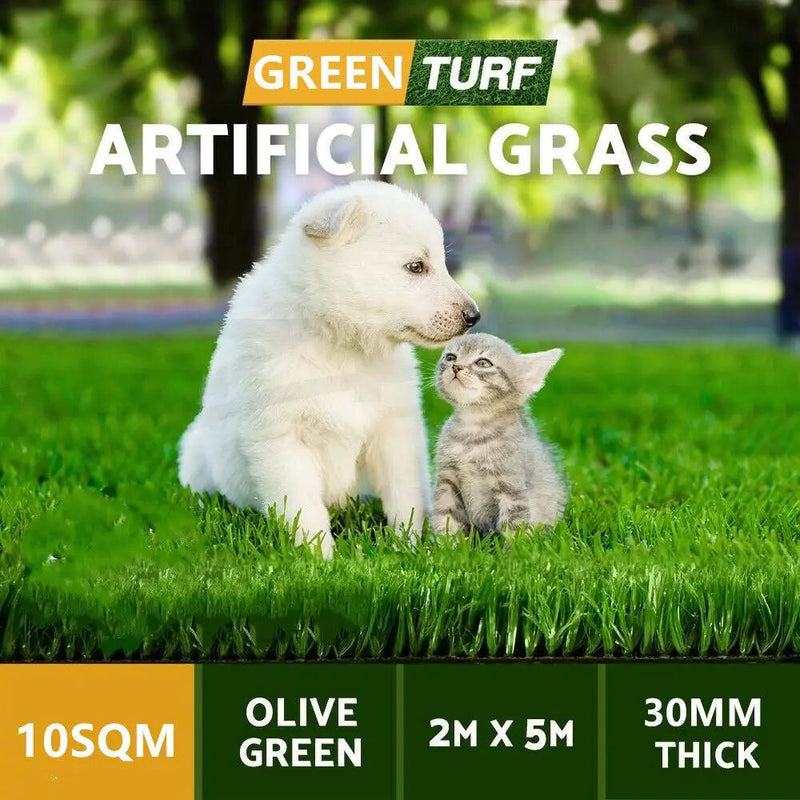 2X5M Artificial Grass 30MM 10M2 by salelink.co.nz