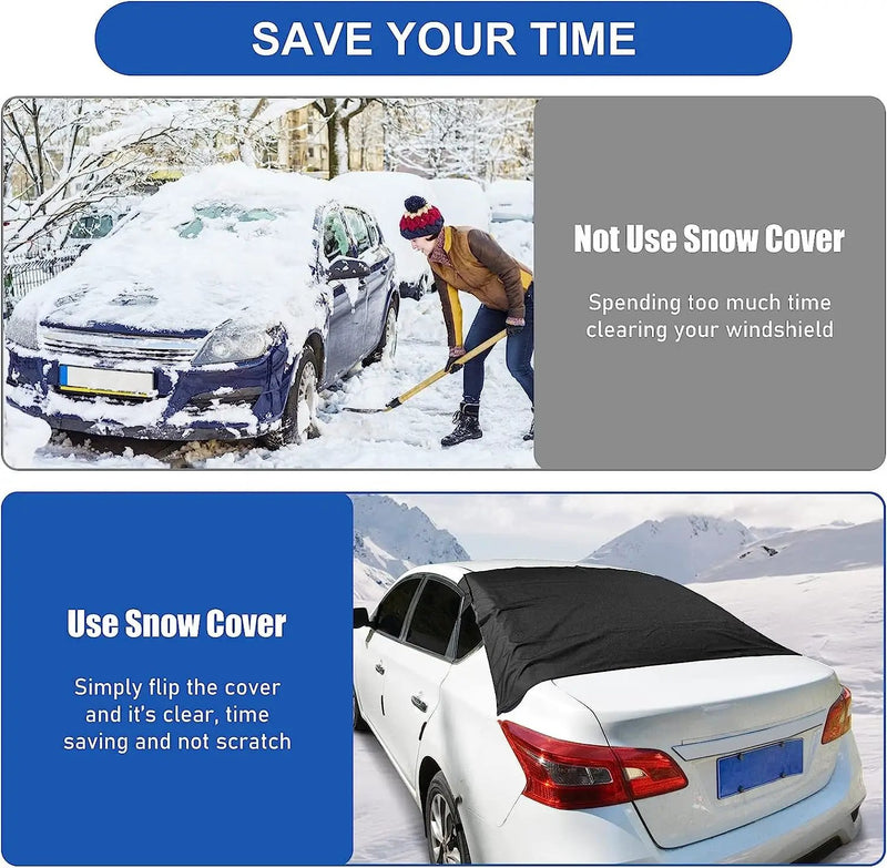 Car Rear Windshield Snow Ice Cover with Magnetic by salelink.co.nz